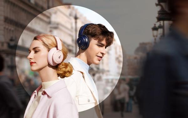 Soundcore「美型耳罩式耳机」绝美珍珠樱花粉，恋爱的颜色，连外盒都值得收藏！
