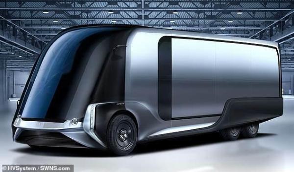 未来感满分！这辆零排放的新型氢燃料货车能一口气行驶500英里