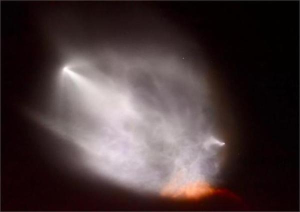 SpaceX猎鹰9号发射的照片竟然如此惊艳 宛如外星生物造访地球