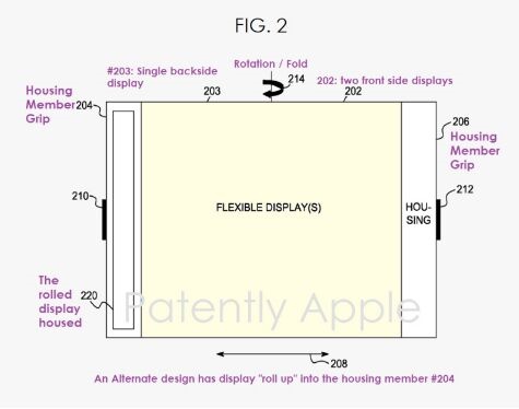 苹果大刀阔斧增改13年前一项专利，光是“折叠屏”就提了不下40次！