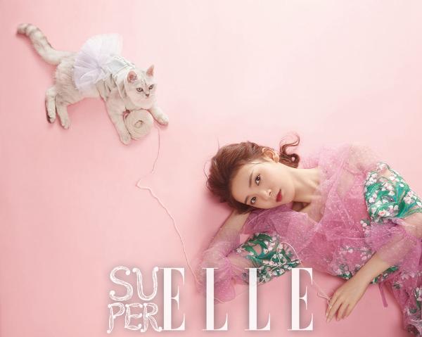 陈瑶早春大片慵懒迷人 猫系女孩演绎别样时尚