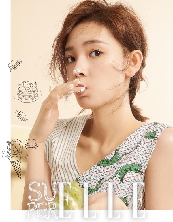 陈瑶早春大片慵懒迷人 猫系女孩演绎别样时尚