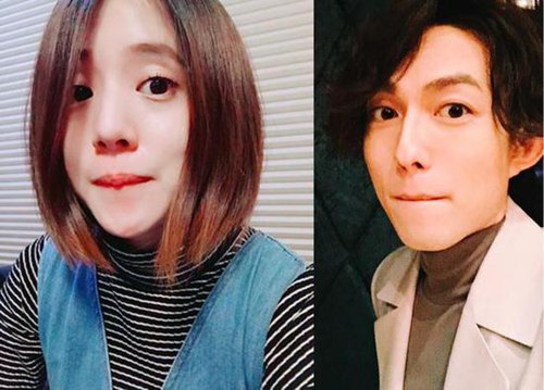 丁文琪短发撞脸林宥嘉 网友调侃小两口越来越有夫妻相！