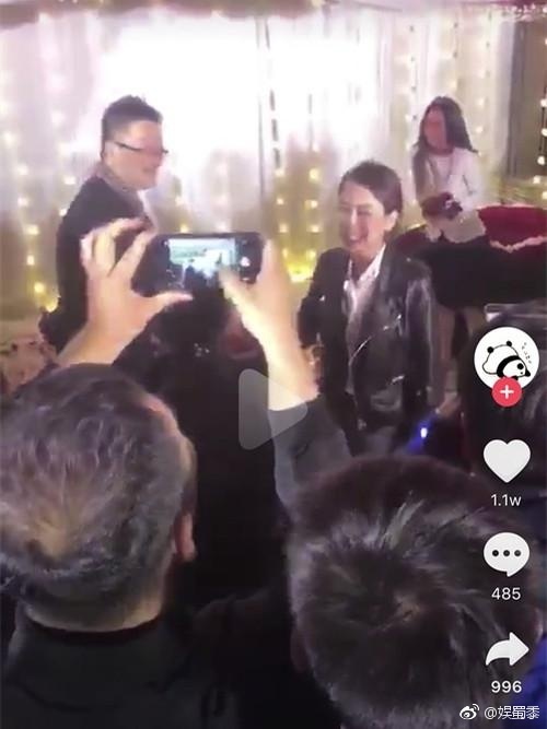 姚笛被求婚视频曝光 马苏现身网友议论纷纷