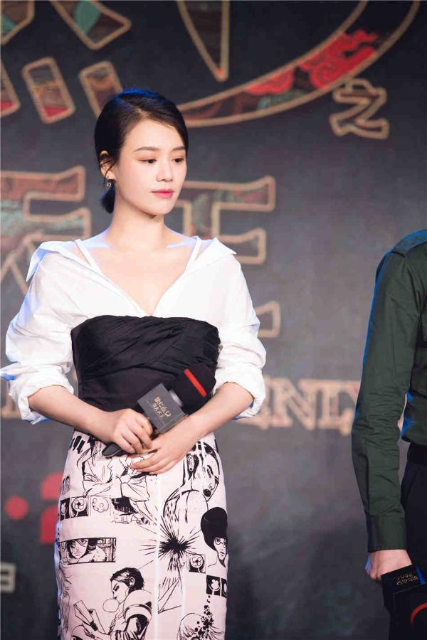 电影《狄仁杰之四大天王》北京发布会徐克爆料马思纯为“古装朋克”引期待