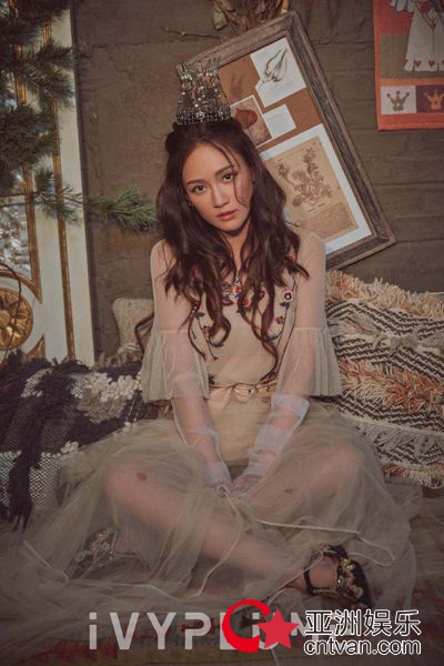 陈乔恩曝写真大片  雪纺薄纱诠释梦幻主题故事