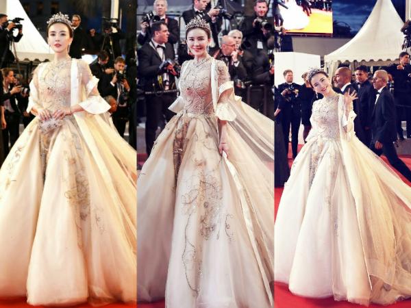 盘点戛纳红毯零失误女星 秦岚卢靖姗王丽坤吕佳容