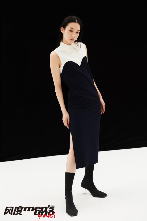 Nikki陈妍臻时尚大片曝光脸谱裙高级脸质感无敌