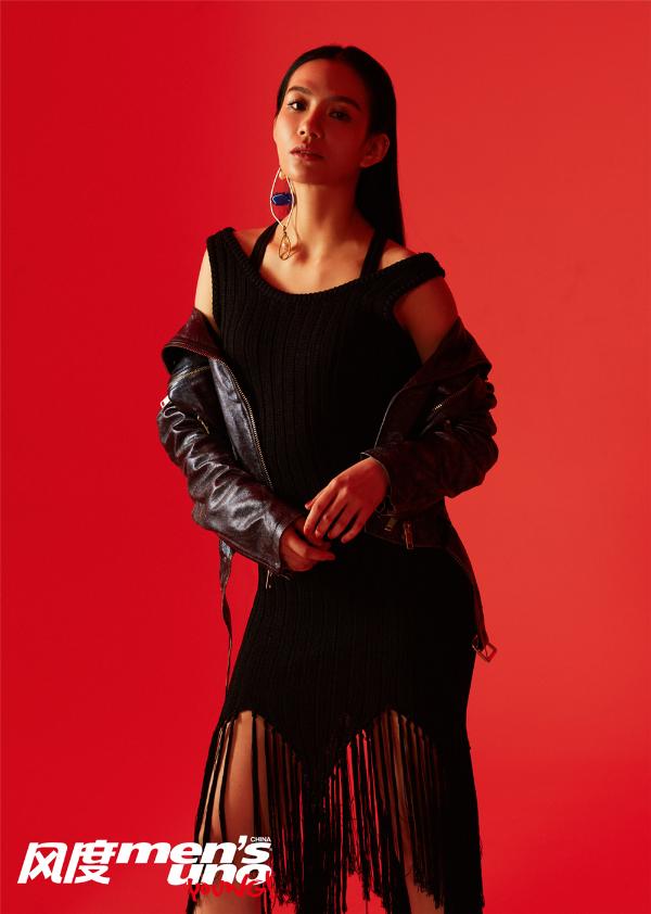 Nikki陈妍臻时尚大片曝光脸谱裙高级脸质感无敌