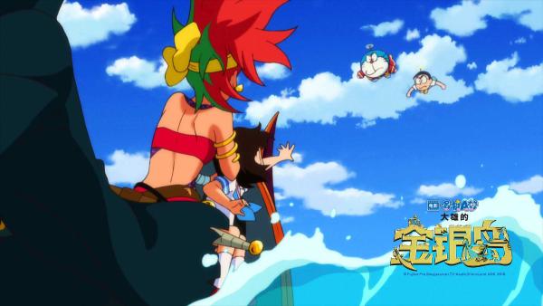 电影《哆啦A梦：大雄的金银岛》今日开启航海冒险天真人观影引潮流