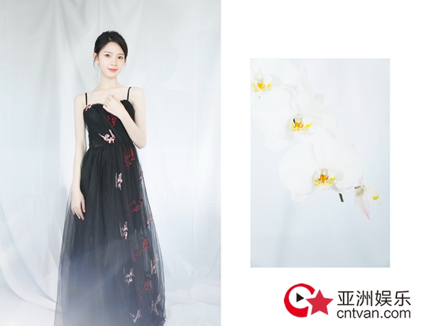 陈瑶黑纱遮面上演美背杀 精致妩媚优雅迷人