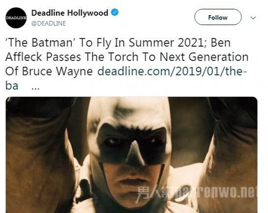 继杰克船长后蝙蝠侠也要换人了！你还会期待新片吗？
