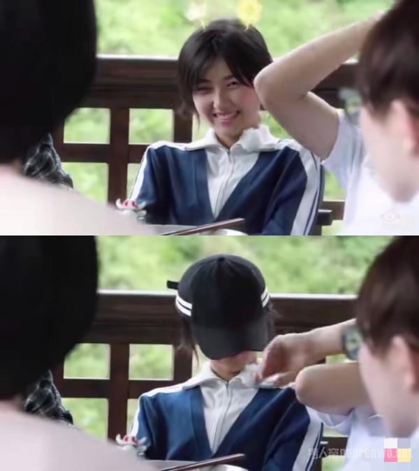 彭昱畅给张子枫戴帽子太苏了!这对兄妹CP磕定了！