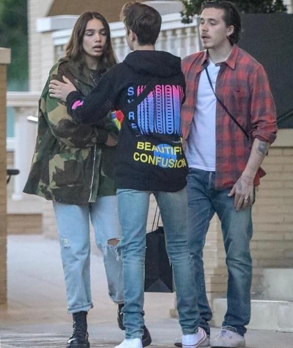 贝克汉姆大儿子与女友感情升温 无惧老爸反对越爱越深沉