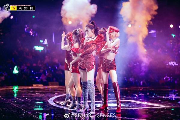 SNH48 7SENSES夺东方风云榜最受欢迎组合，献回归首秀