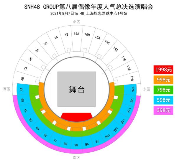 SNH48 GROUP第八届年度总决选演唱会门票7月19日正式开售