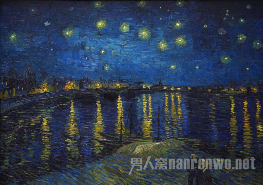 「星夜」艺术画的解密 一幅画竟然也隐藏着这么多的想法