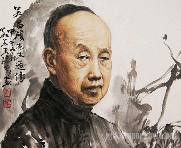 用代表作《牡丹》来欣赏晚清绘画大师吴昌硕的绘画艺术
