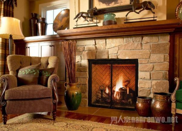 永不过时的家装风格之美式风格 壁炉是不可缺少的元素