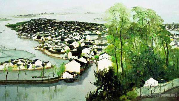 当代著名画家吴冠中 艺术创作不能远离现实生活