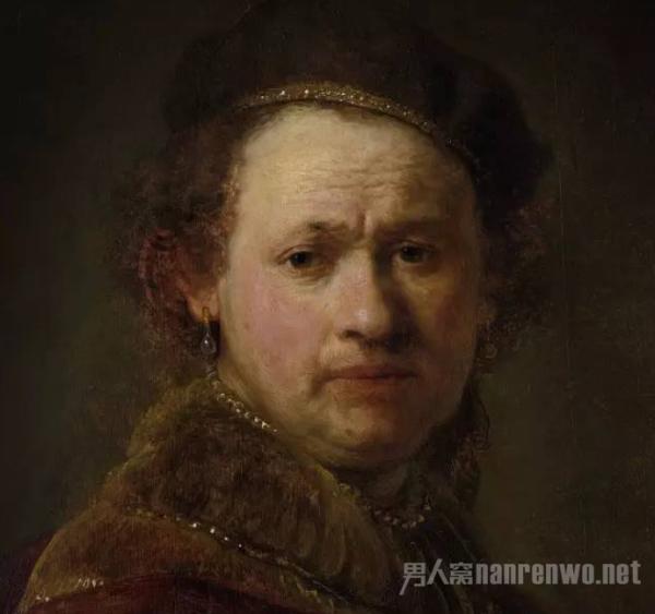 不同时期的伦勃朗自画像 画的就是不同的人生境况