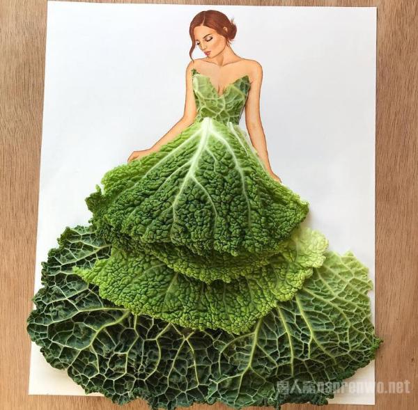 人体艺术写真 当美女穿上了食物的外衣 全场秀色可餐