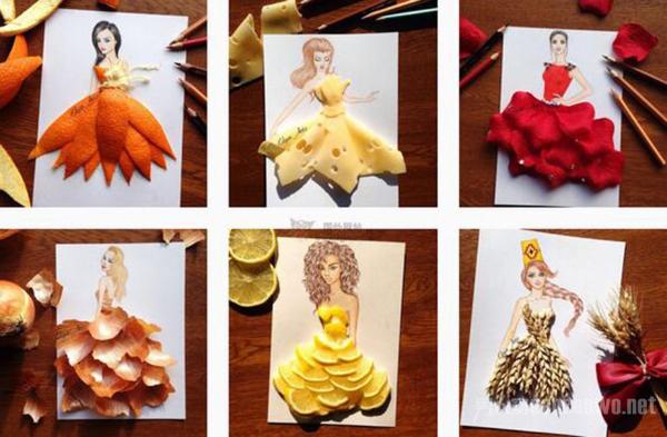 人体艺术写真 当美女穿上了食物的外衣 全场秀色可餐