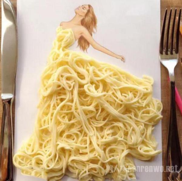 人体艺术写真 当美女穿上了食物的外衣 全场秀色可餐