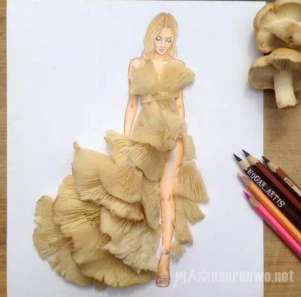 人体艺术写真 当美女穿上了食物的外衣 全场秀色可餐