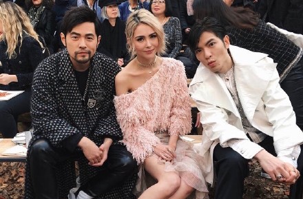 周杰伦昆凌巴黎时装周合体亮相 萧敬腾全程被塞狗粮!