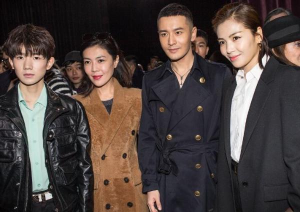 黄晓明超短圆寸亮相巴黎时装周，英伦硬汉风震撼全场