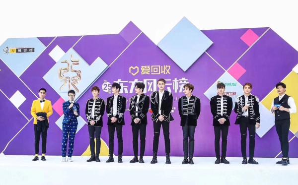D七少年团东方风云榜首度亮相 唱跳出道EP新歌获赞颜力俱佳