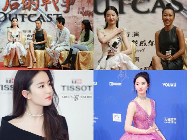 公认的“冷白皮”女星范冰冰刘亦菲吕佳容李小冉