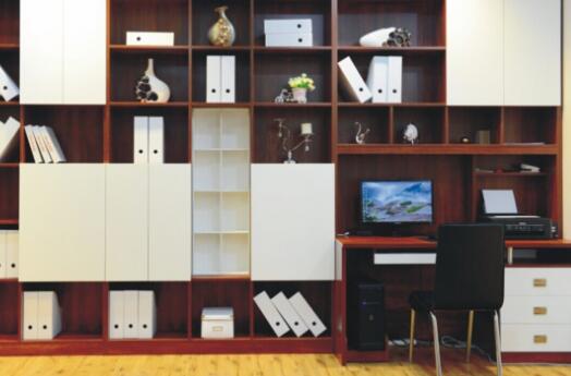 组合书柜装修效果图