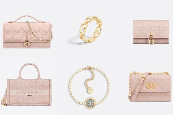 Dior包包、耳环、皮夹超梦幻清单!官网Miss Dior手袋、芭蕾平底鞋太美，粉色迷你托特包值得收