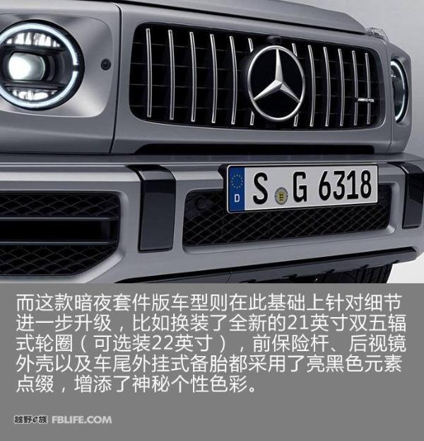 奔驰新AMG G 63特别版官图发布 个性化十足