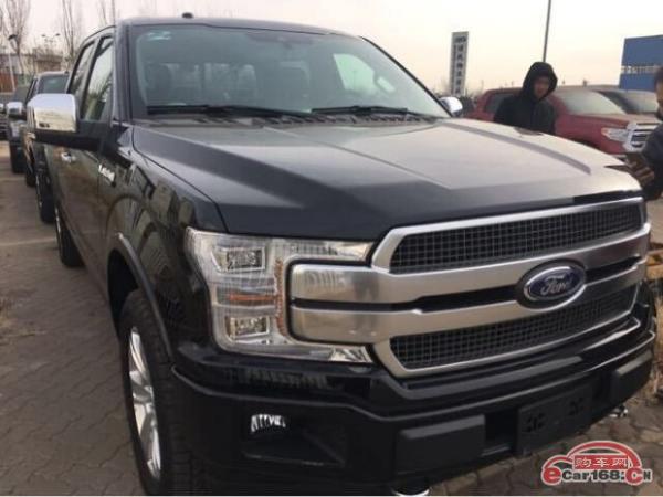 2018款福特猛禽F150内饰奢华大尺寸全景天窗福特F150报价优惠