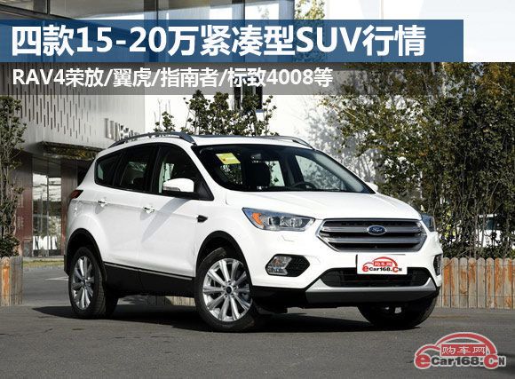 最高降3.3万 RAV4等四款15-20万合资紧凑型SUV新春行情