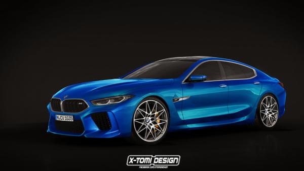 宝马M8 Gran Coupe渲染 或将2019年发布