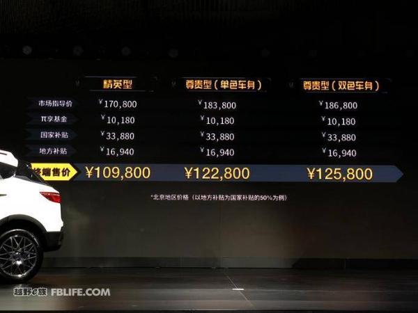 云度π3正式上市 售价17.08-18.68万元