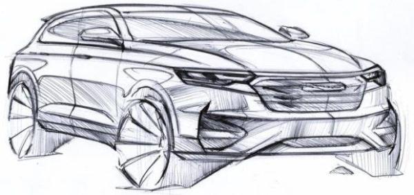 疑似众泰T600换代车型 众泰全新SUV设计图发布