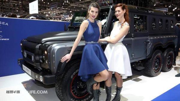 2018日内瓦车展 Kahn Design推出路虎卫士6X6版本