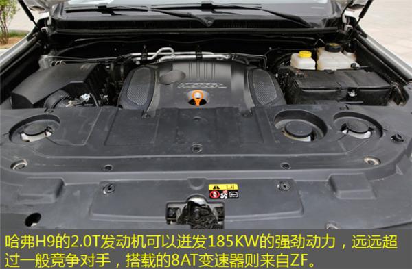 越野家用通适 新哈弗H9对比汉兰达