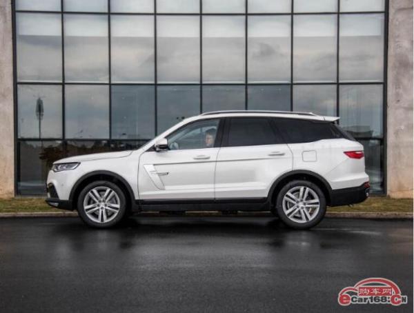 中大型7座SUV 众泰T800上市售13.98-18.58万