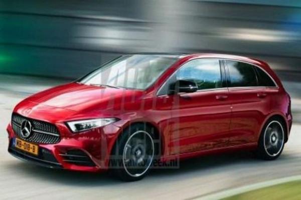全新奔驰B级假想图曝光 采用家族最新设计风格
