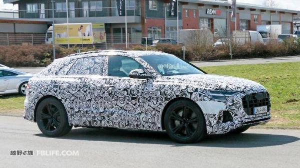 进气格栅形象曝光 全新一代奥迪Q8高性能版谍照曝光