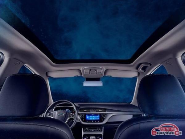 续航400公里 帝豪GSe纯电动SUV内饰官图发布 年内上市