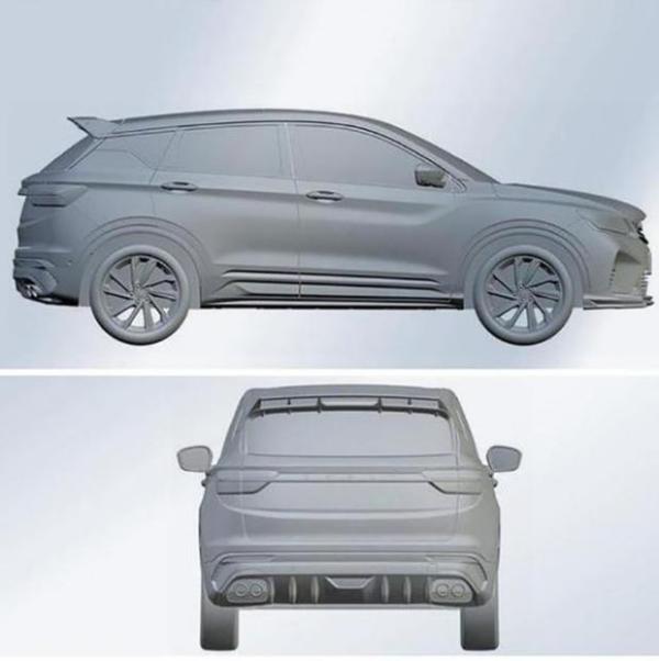 小型SUV 吉利SX11运动版车型专利图曝光