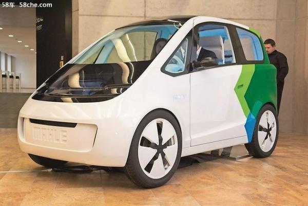 低压电动车 马勒带来48V纯电概念车MEET