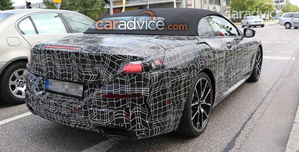 宝马8系敞篷版谍照 或6月15日正式亮相